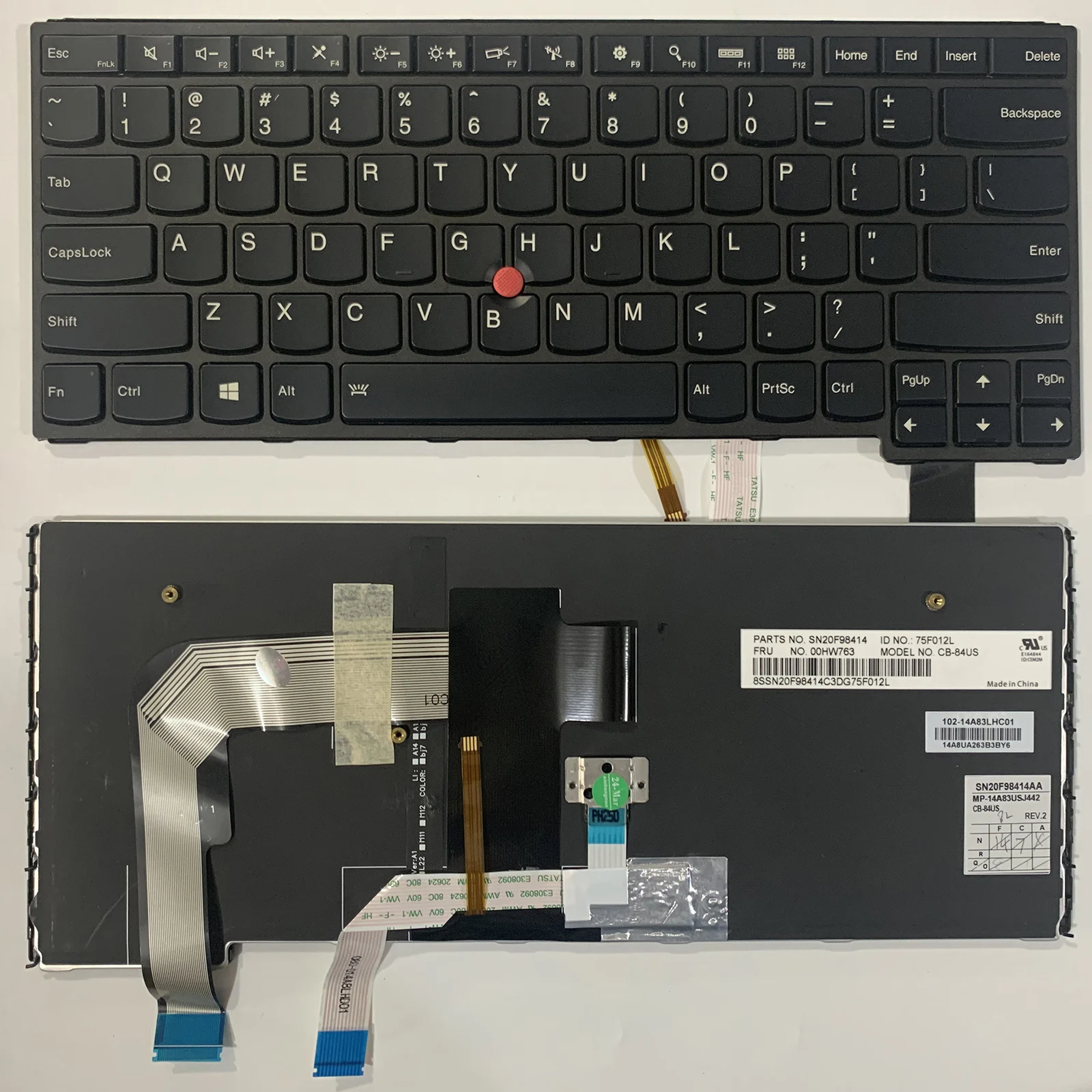 

Laptop keyboard US Layout for Lenovo ThinkPad Yoga 14 Yoga 460
