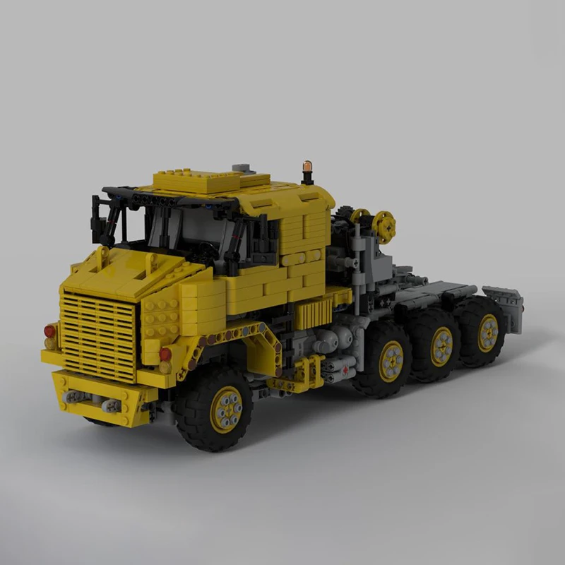 

1517 шт. MOC Oshkoshes M1070 армия США HET тяжелое оборудование транспортер-военный сверхмощный DIY строительные блоки игрушки на день рождения подарок