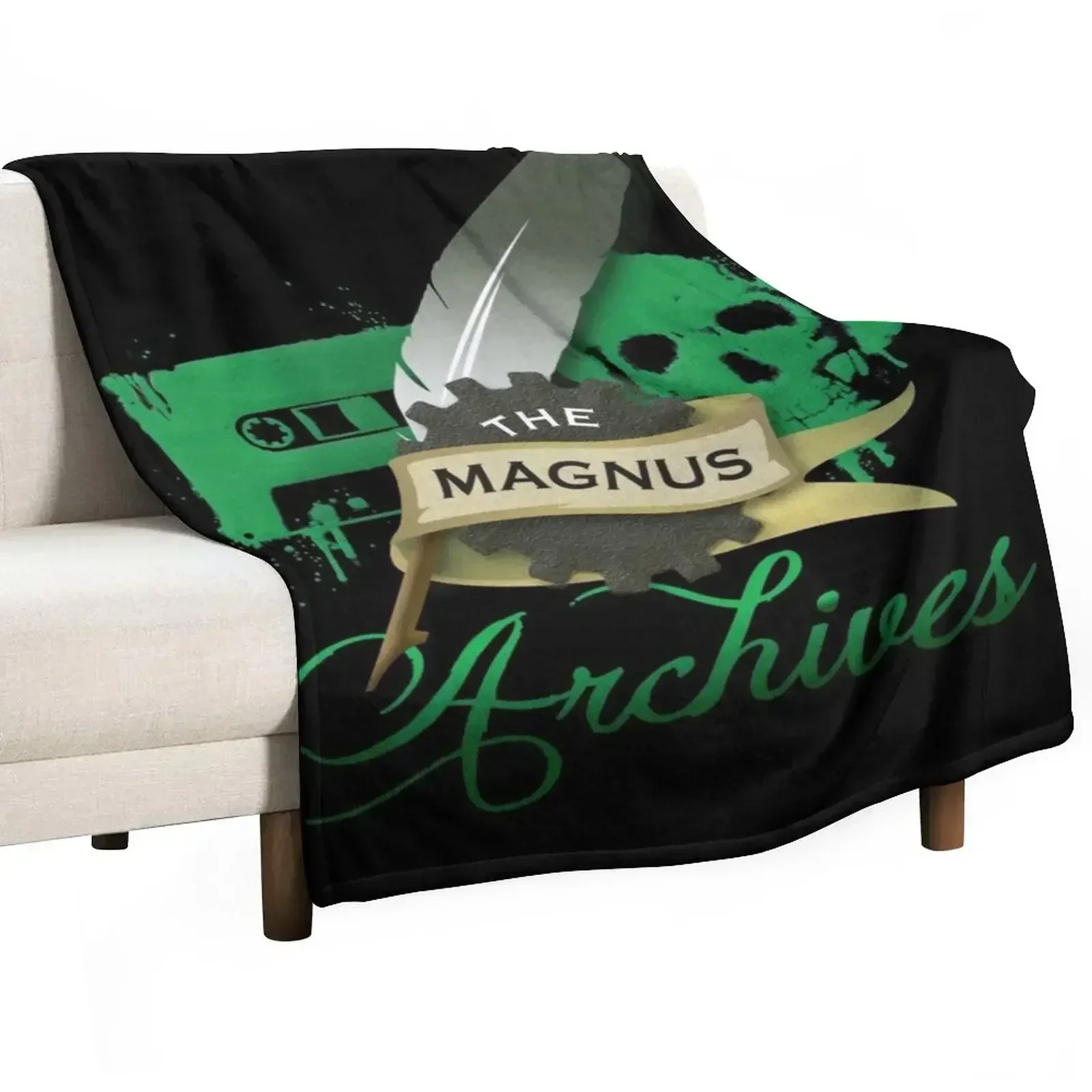 The Magnus Archives Logo Throw Blanket Vintage for babies warm winter Thin Soft Big Polar Blankets