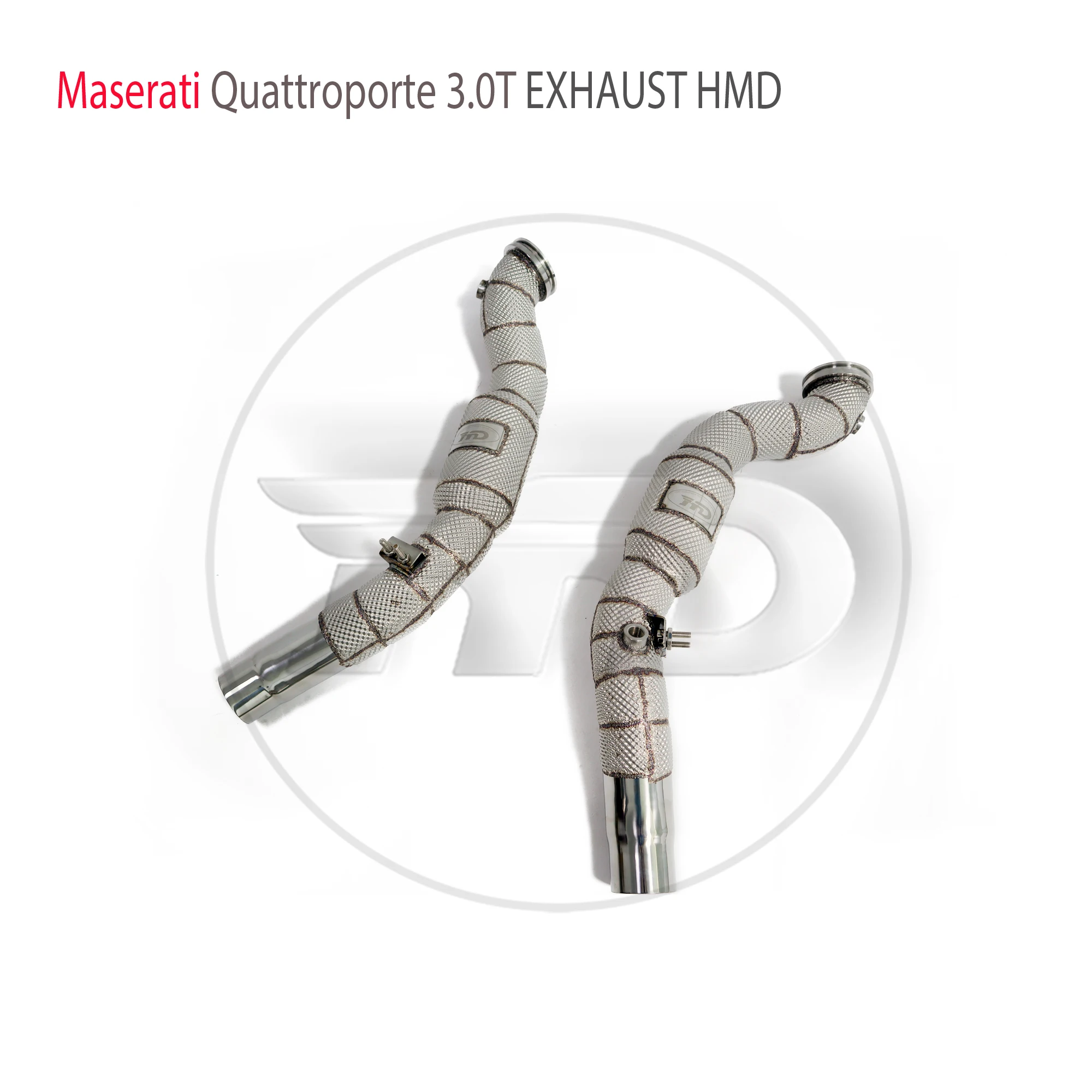 HMD Exhaust System High Flow Downpipe for Maserati Quattroporte 3.0T With Catalytic Converter Header