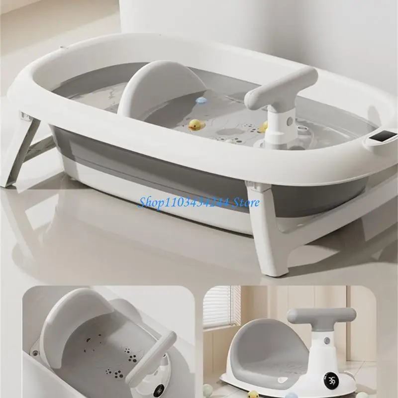 مقاعد حوض الاستحمام للأطفال من عمر 6 أشهر فما فوق توفر دعمًا لمسند الظهر، مقاعد حوض استحمام الرضع للاستحمام أثناء الجلوس وسهلة #1