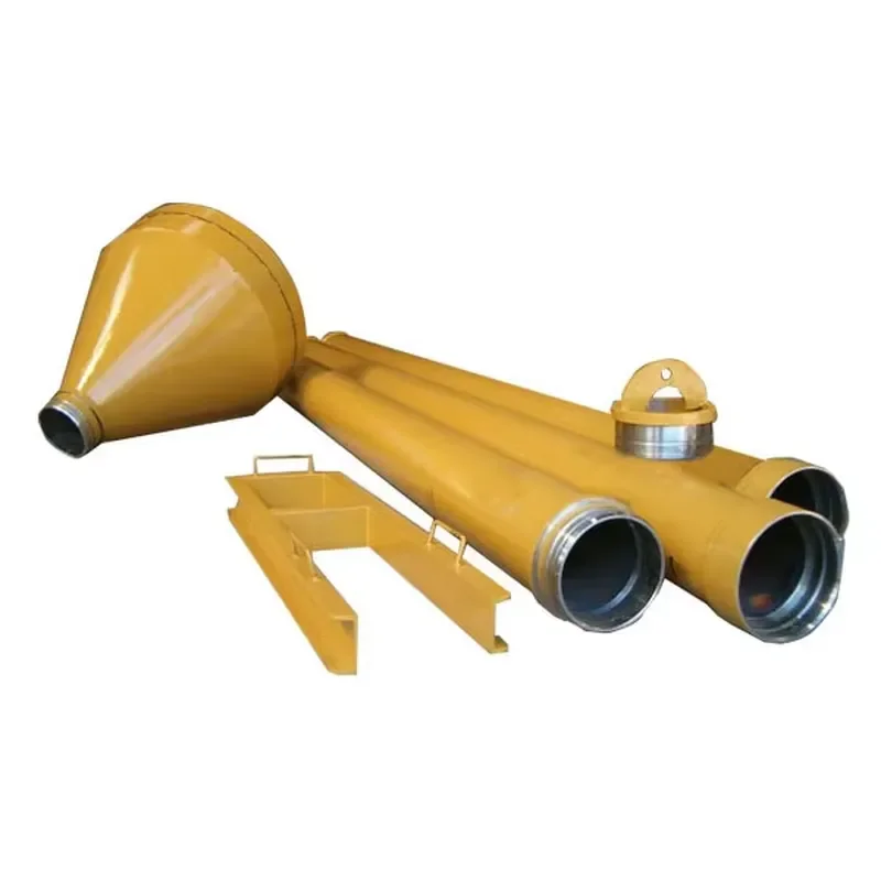 Wire Cable Hydraulic Piling Rig Parts Foundation Concrete Tremie Pipe ST52 Material Forged & Welded APIE Brand