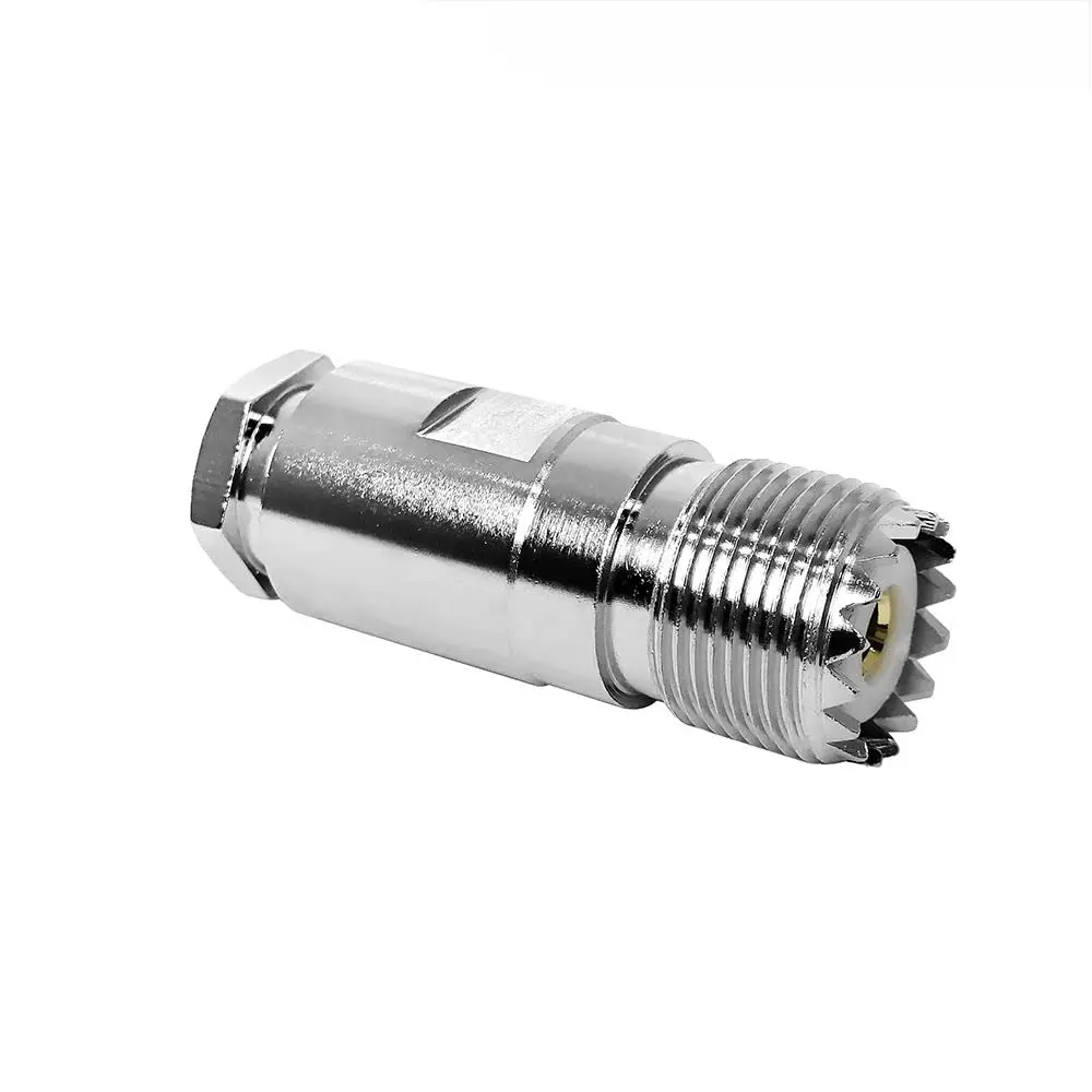 Professional UHF Female Jack Panel Mount Connector, Gold Plated for RG58, LMR240, 50-5, SYV50-5 Cable