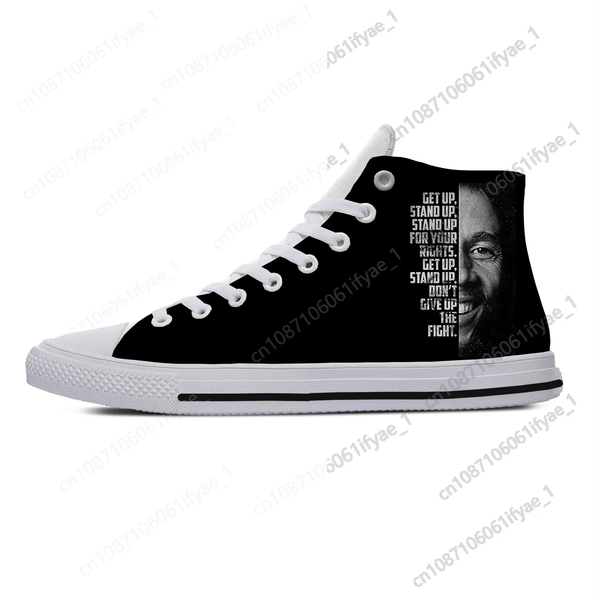 Heißer Sommer cool aufstehen stehen Bob Marley High Top neuesten Leinwand Schuhe Männer Frauen lässig Turnschuhe klassische Board Schuhe