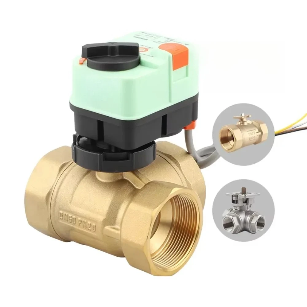 Actionneur de vanne électrique à commande proportionnelle 0-10V 4-20mA AC24V DC24V