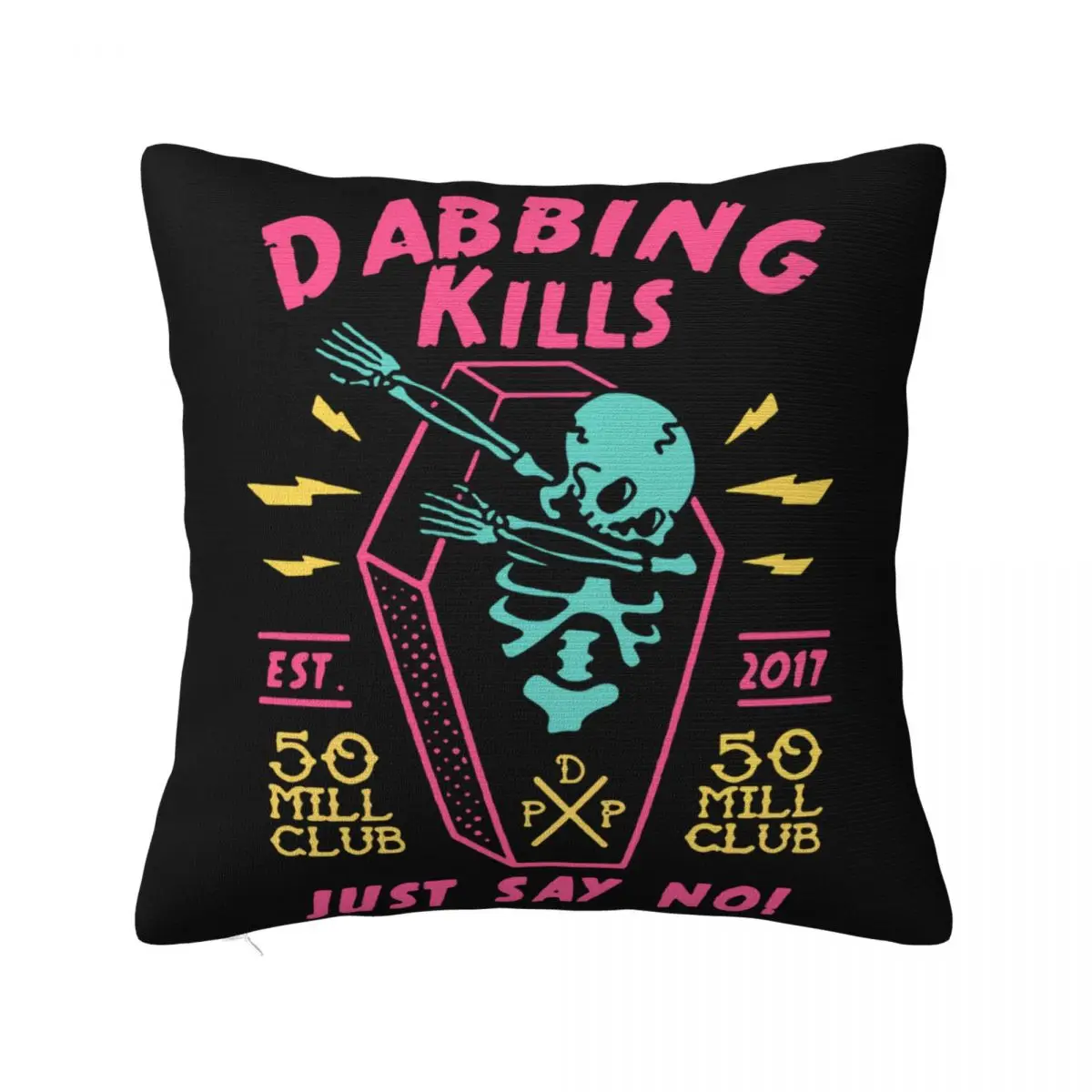 Wipe Kill Pewdiepie Baseball Literary Hats Black Clothing Hats Retro Splicing Women Pillow Case