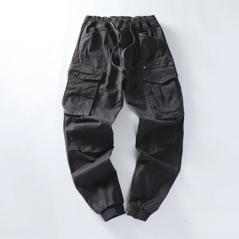 Outdoor-Bergsteiger-Overalls für Herren, schmal geschnittene, knöchelgebundene, lässige All-Match-High-End-Rayman Jungle Run-Hose mit mehreren Taschen