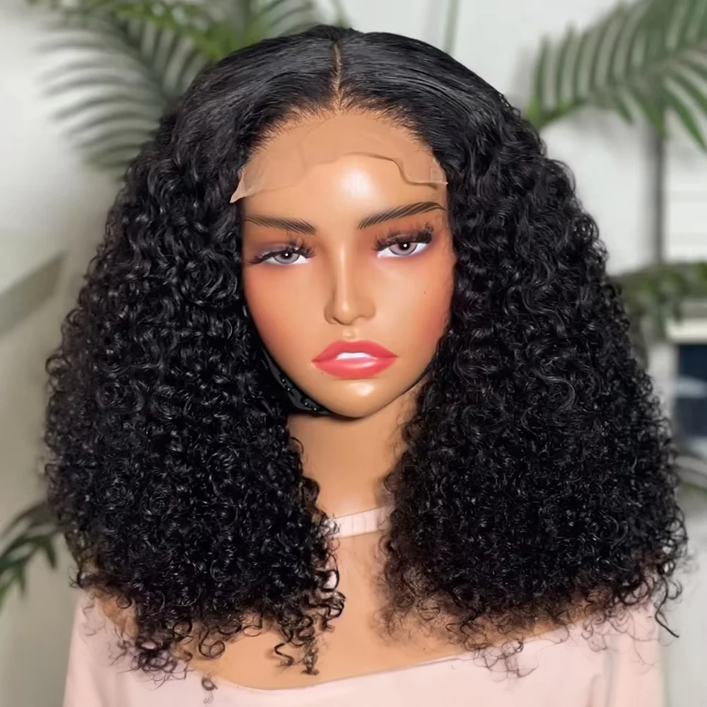 

Water Wave Bob Wig Raw Human Hair 100% Deep Wave 13x4 13x6 HD Lace Frontal Wig Curly Short Wigs 7x5 Glueless Wig Ready To Wear And Go Pre Cut Lace For Women Brazilian Preplucked With Babyhair 250 Density