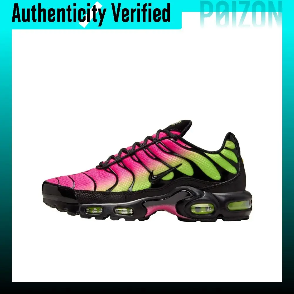 Nike Air Max Plus Zapatillas deportivas informales transpirables con soporte unisex rosa verde DM0032-027