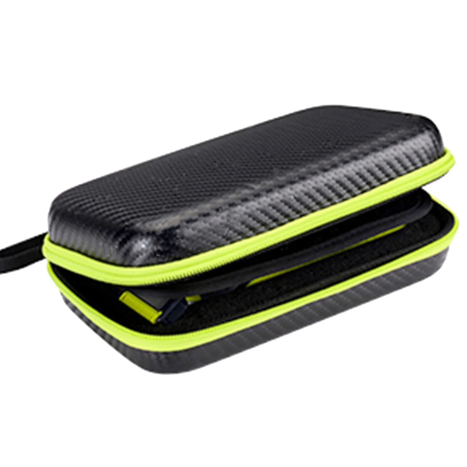 A06P-Hard Case Organizer Shaver Travel Bag Storage Box Cover Zipper Pouch for Oneblade QP2520, QP2530, QP2620, QP2630