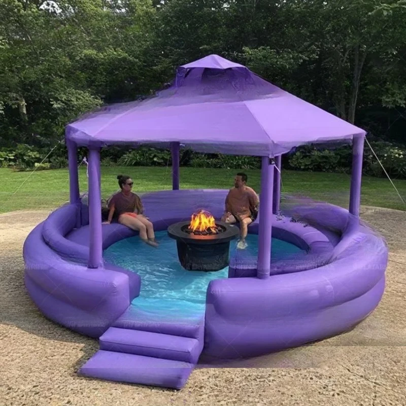 Bar inflável flutuante da piscina do PVC da barra inflável da natação da festa da praia da casa da barraca do quintal