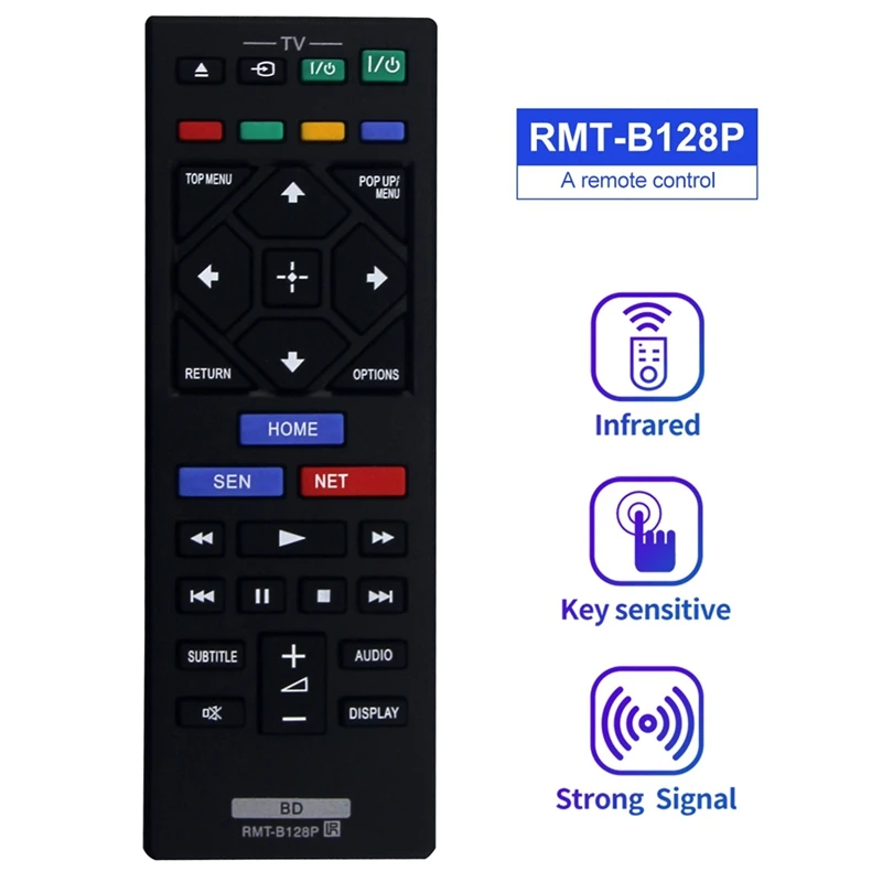 Remote Control RMT-B128P For Sony Blu-Ray DVD BDP-S7200 BDP-BX120 BDP-BX150 BDP-BX320 BDP-BX350 BDP-BX520 BDP-S1200