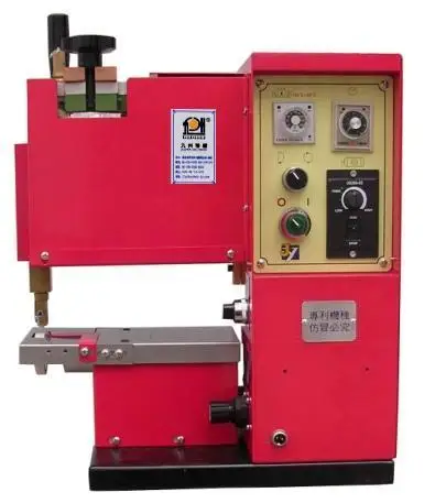 Hot Melt Adhesive Edge Glue Coating Machine From Dongguan for Leather Shoe Making