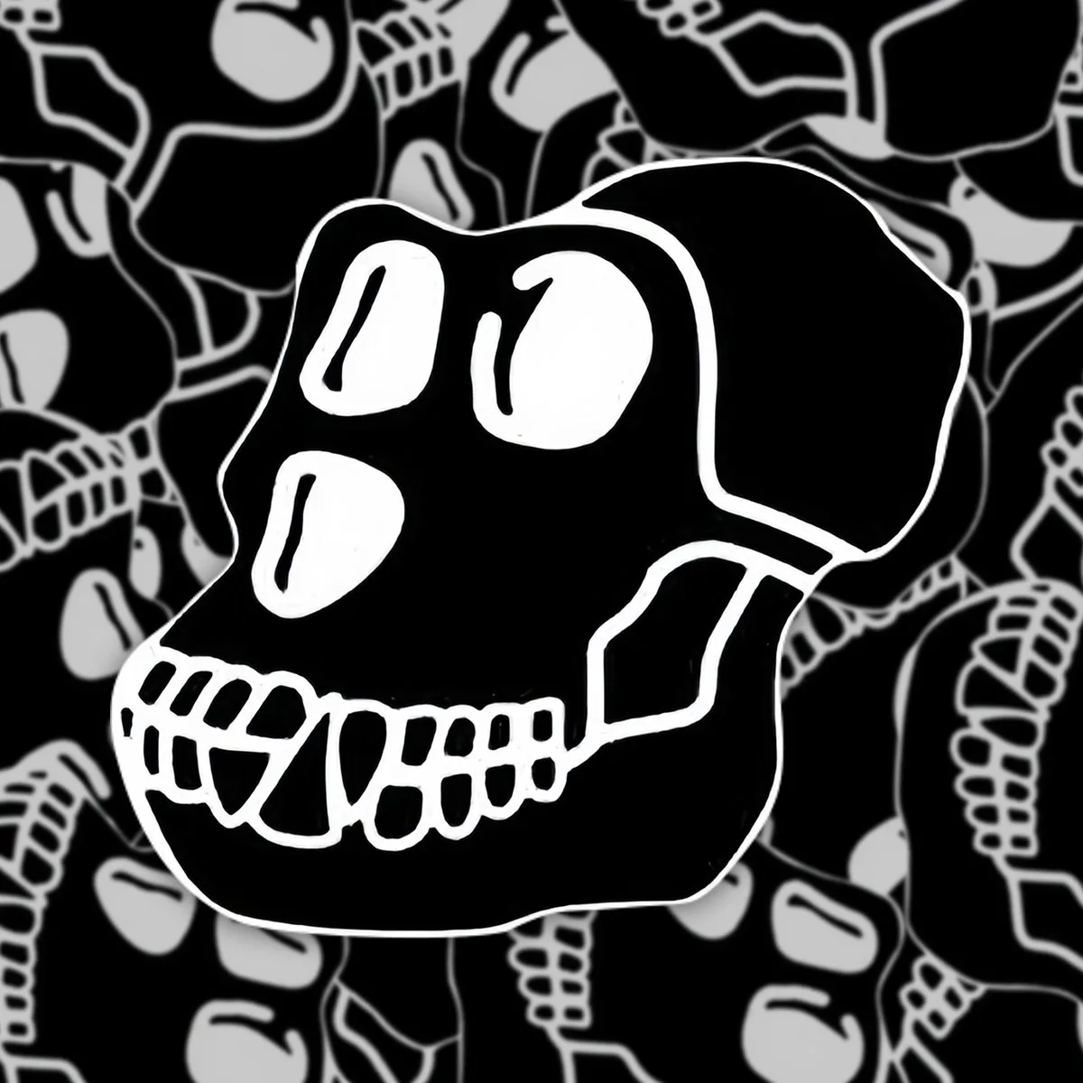 15pcs Gothic Stickers, skull Vinyl Sticker Pack, Waterproof Skeleton Stickers for Laptops, Water Bottles, Phone Case