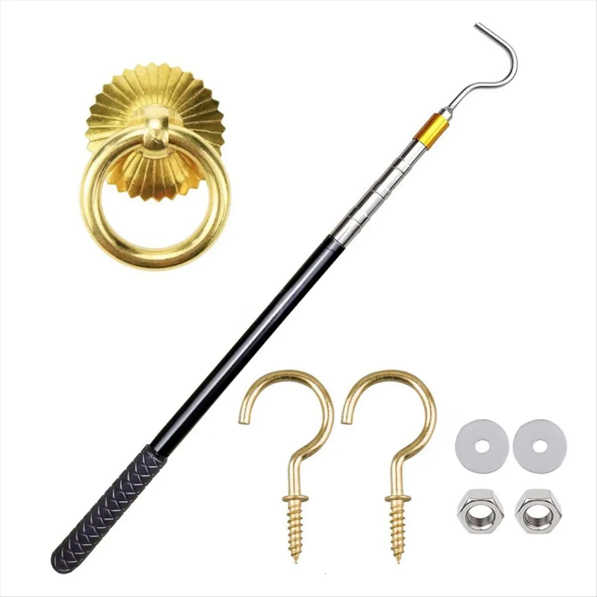 AA14 Attic Pull-Down Hook, Designed As A Replacement for the Attic Pull-Down Cord in Attic Ladder Pull-Down System Kit