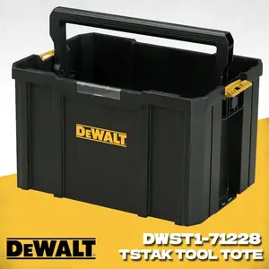 DEWALT DWST1 75654 Tough System Storage Box Tote Type Tool Box Storage Case Tool Box Easy to Carry Long Handle Stacking Storage AliExpress