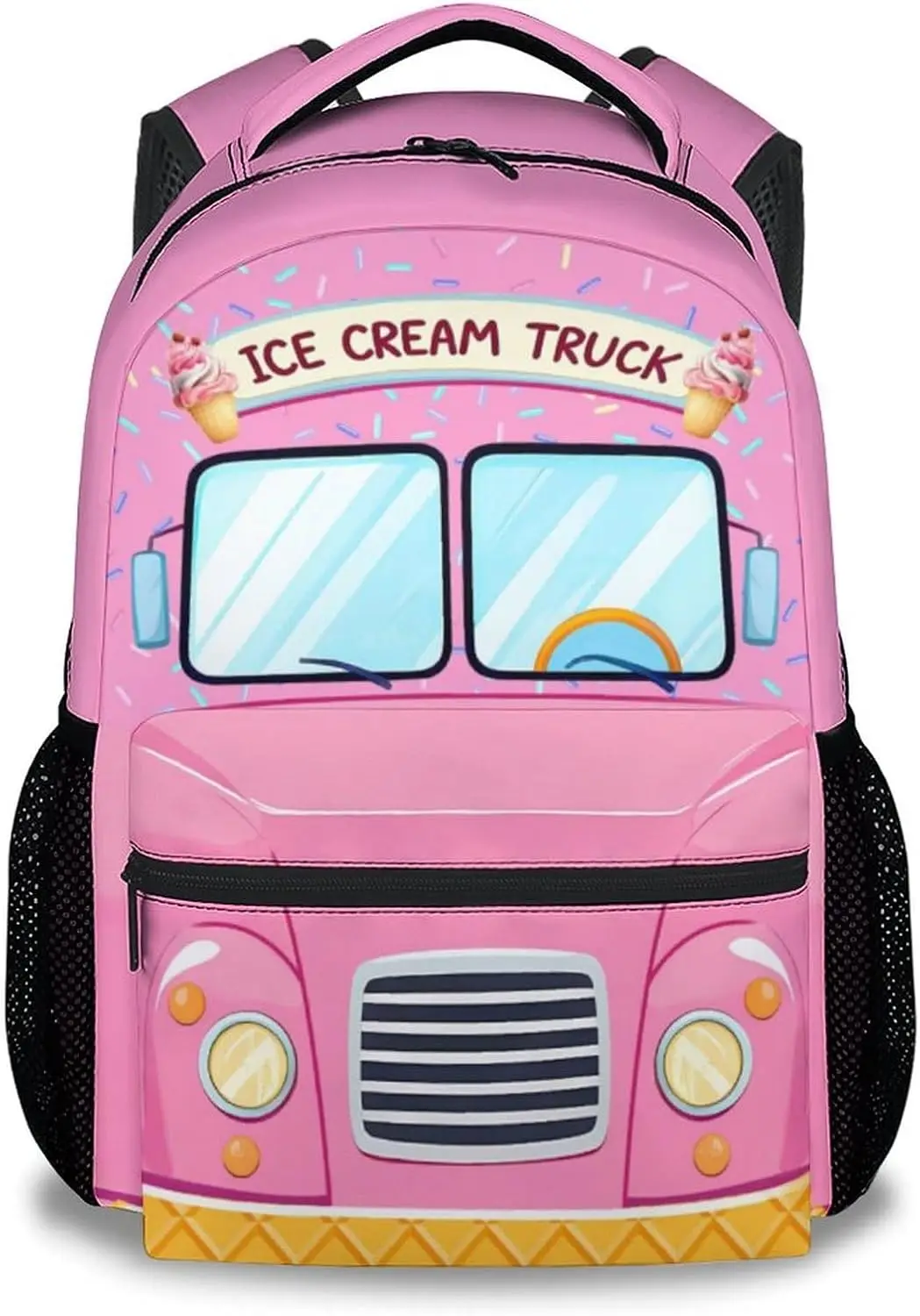 Backpack for Girls -  Ice Cream Truck Backpacks for Kids - Lightweight Toddler School Bag for Kindergarten
