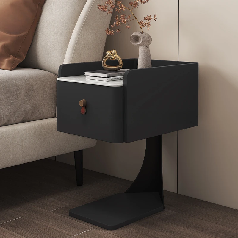 bedside table, small apartment solid wood crevice new modern simple ultra-narrow 30cm bedside table