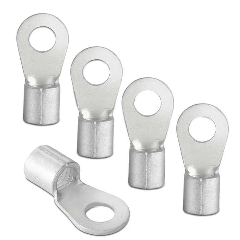 10/50/100Pcs Ring Terminal Connectors O-Ring Cable Ends Ring Terminals Lugs OT1.5-3 OT2.5-3 OT4-4 OT6-5 Crimp Cable Lugs Kit