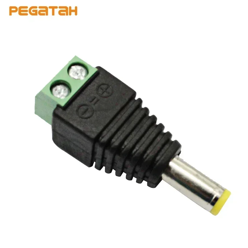 2pcs 5pcs 10pcs Female DC Power Jack & Plug Screw-on Wire Connector for CCTV Camera