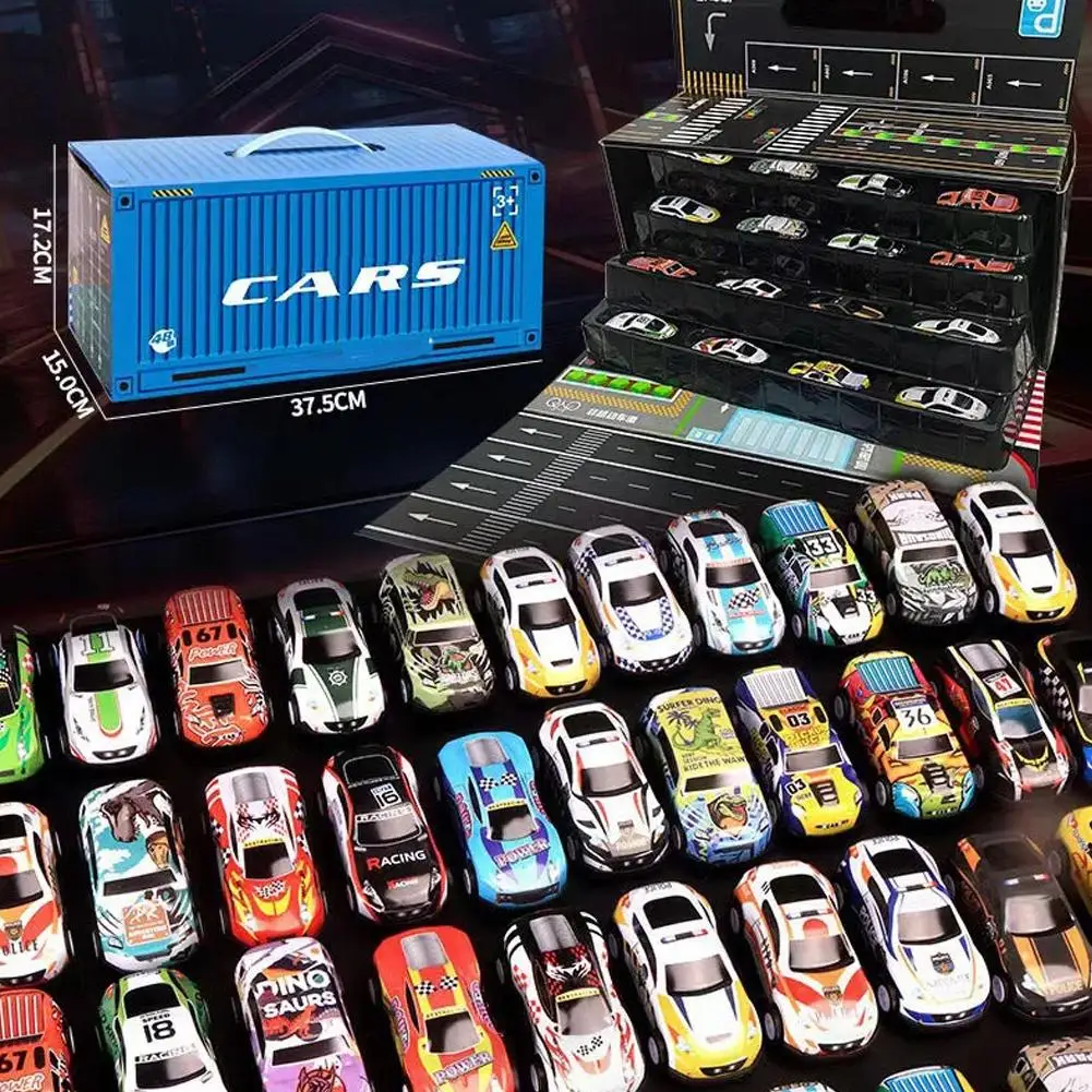 

Bulk Pack 48 Mini Race Cars Pull Back Car Toys for Kids 4-10 Years Old Party Favors Gifts Small Pull Back Cars for Treasure Box