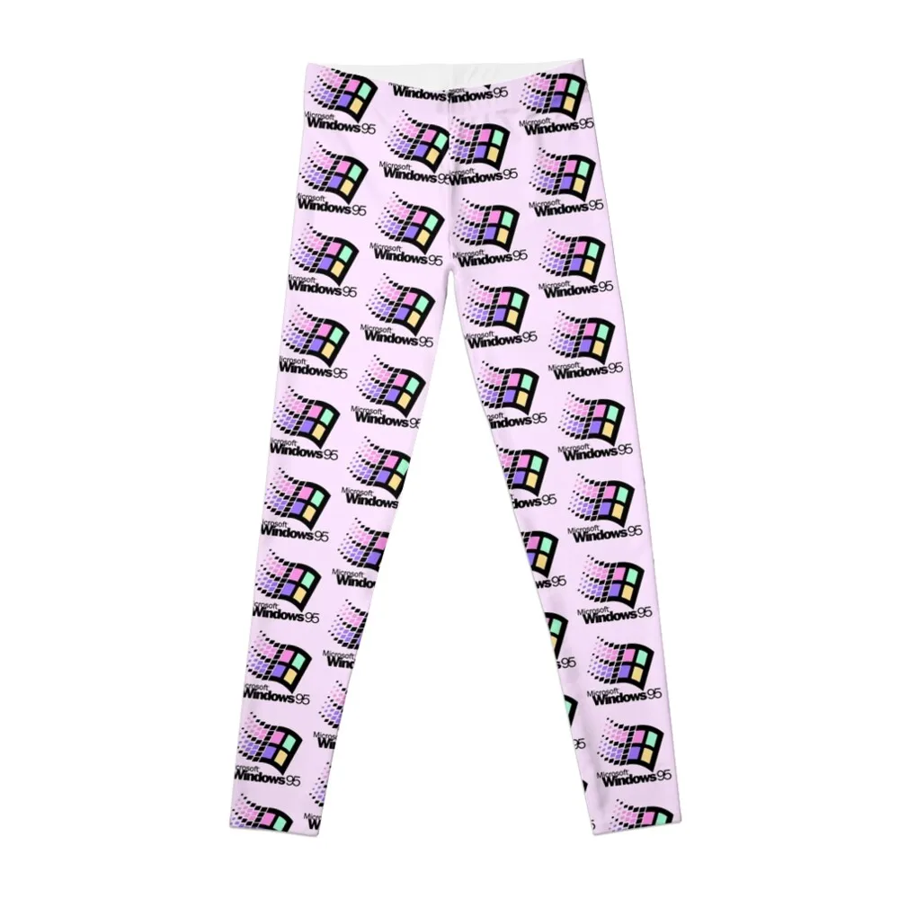 

Windows 95 - Pastel Leggings gym sportswear woman workout leggings