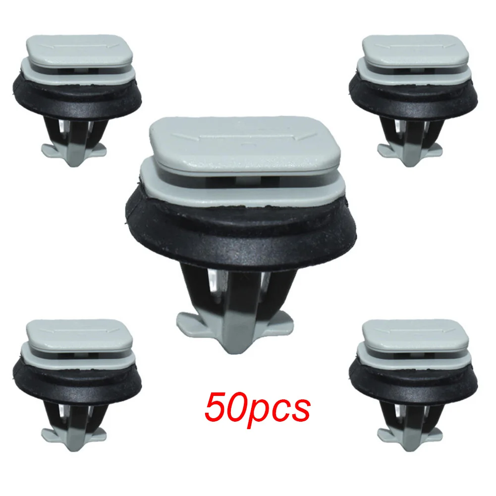 Dimension As Per Drawing A-pillar Trim Clips Easy Installation Design Gray Plastic Material Multiple Installations