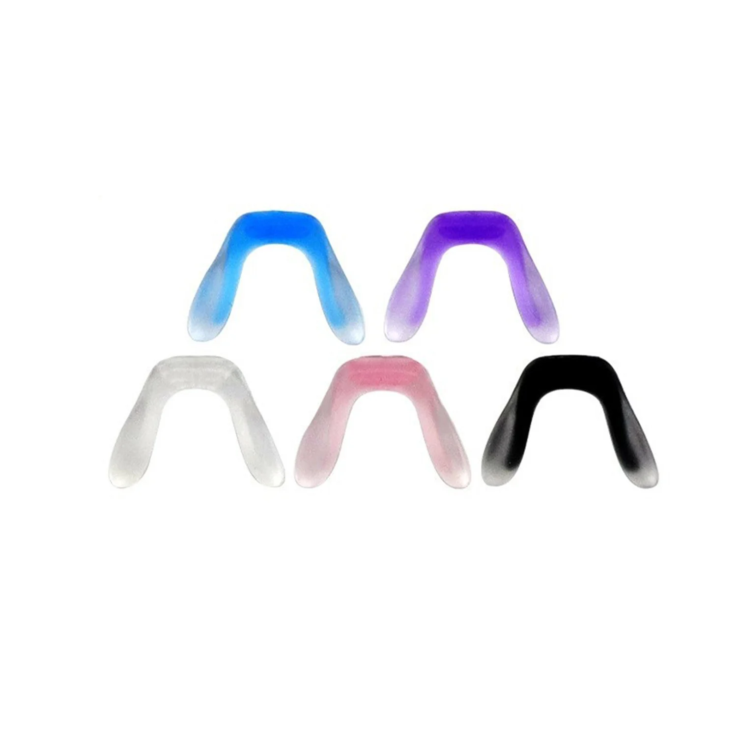 1pcs U Shape Silicone Conjoined Eyeglass Soft Nose Pads For Glasses Anti-Slip Insert Nose Pad Eyeglasses Accessories