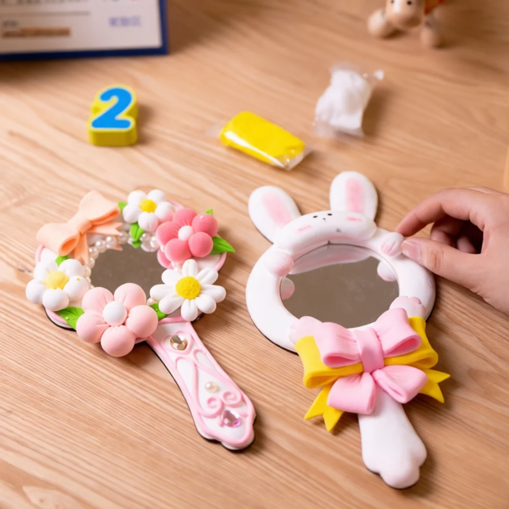 Kids Handicraft Clay Mirror Se - Art Craft Activities For Preschoolers recension och pris