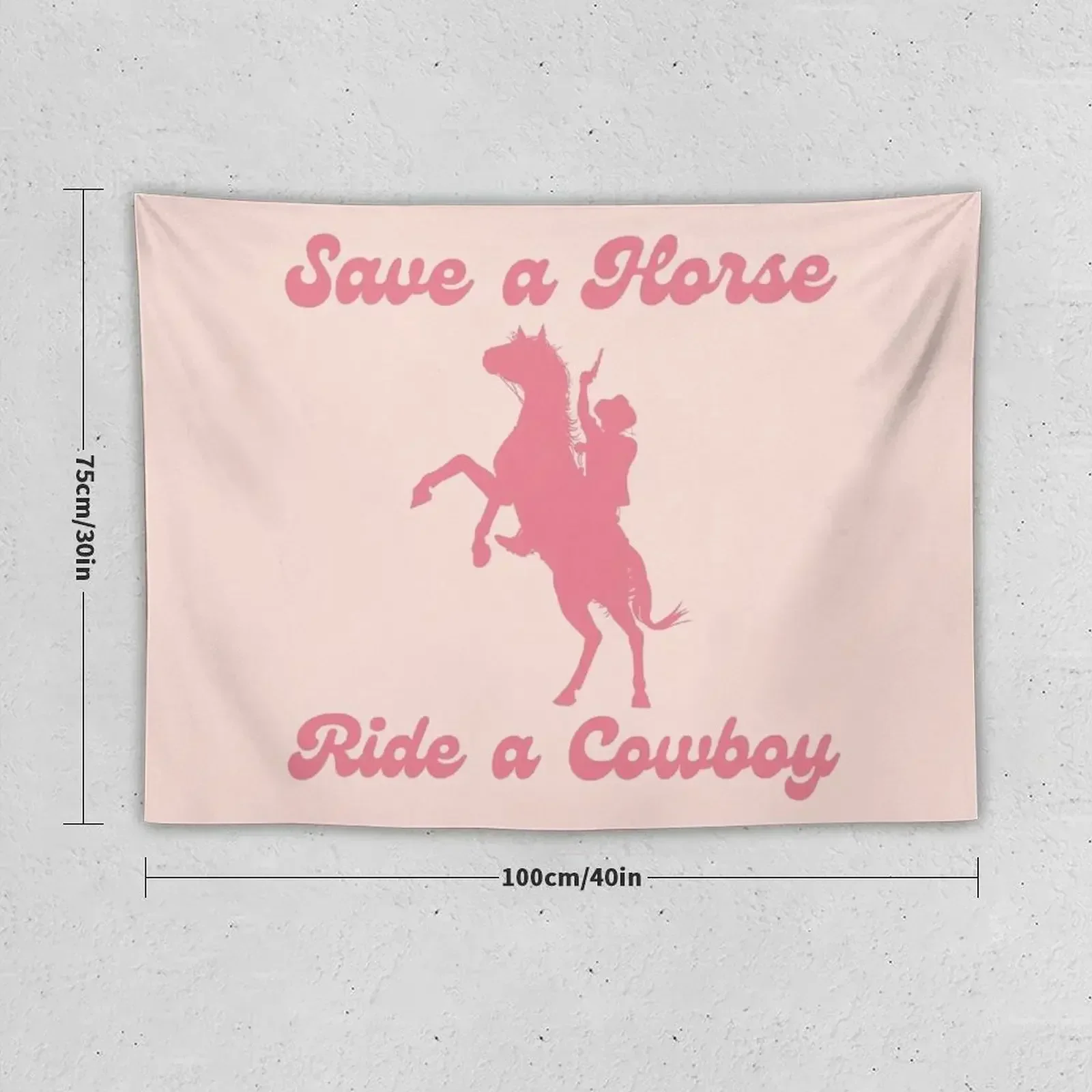 Save a Horse Ride a Cowboy Bachelorette Party Tapestry Home Supplies Room Decor For Girls Outdoor Decoration Tapestry