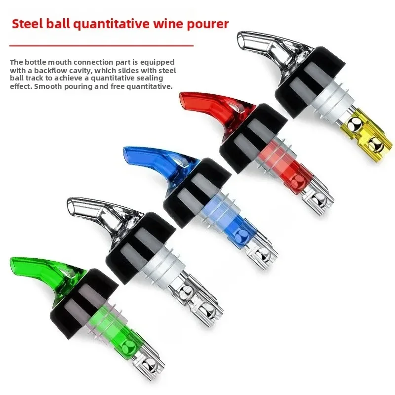 45ml Measure Pour Spout Cocktail Dispenser Liquor Pour Spout Automatic Measured Bottle Pourer Kitchen Tools view 2