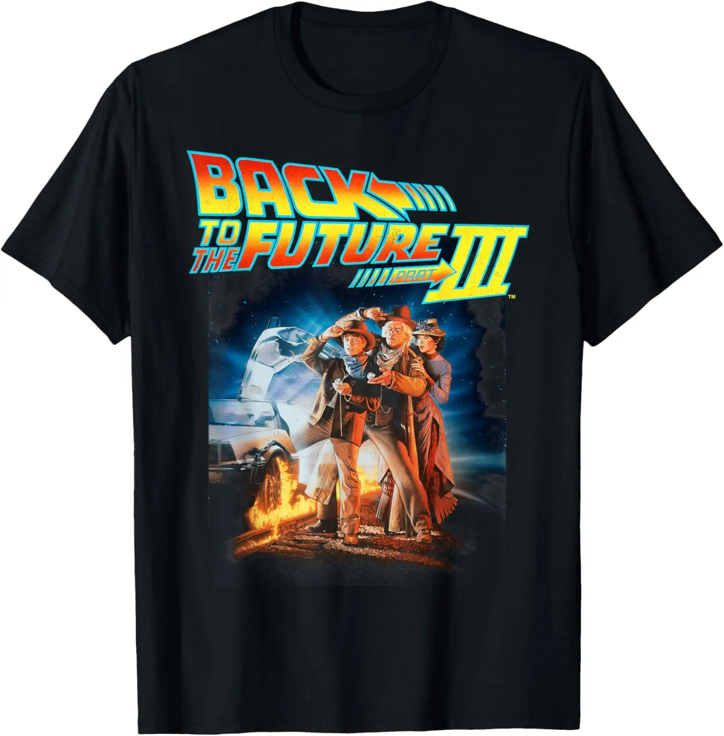 Zurück in die Zukunft Drei Filmplakat-T-Shirt