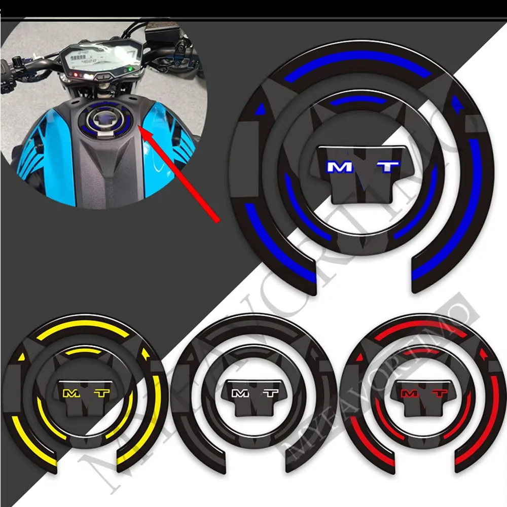 

For MT07 MT 07 SP MT-07 Motorcycle Tank Pad Grips 3D Stickers Decals Protector Gas Fuel Oil Kit Knee 2018 2019 2020