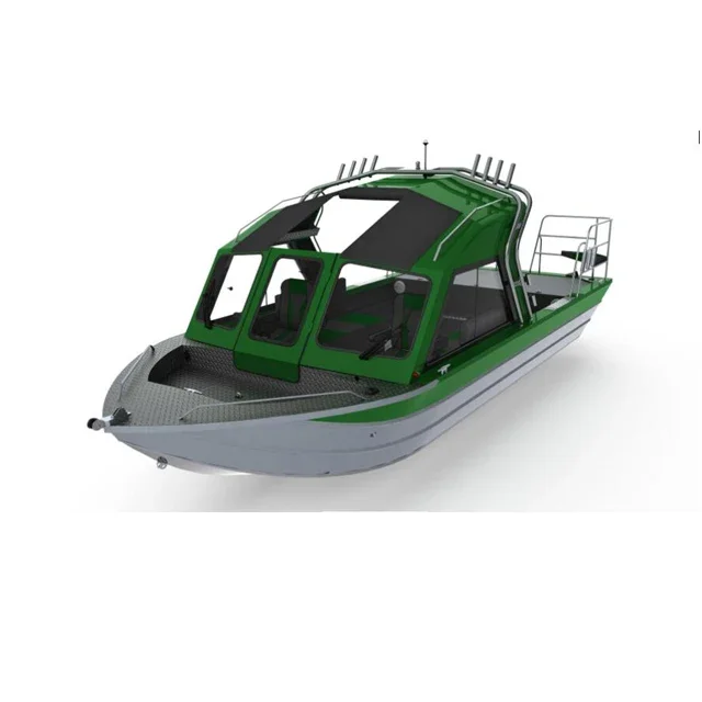 25ft Aluminum Jet Ski and Boat Combined Outboard Engine Fishing and Entertainment Hull Part Big Space Jet Boat