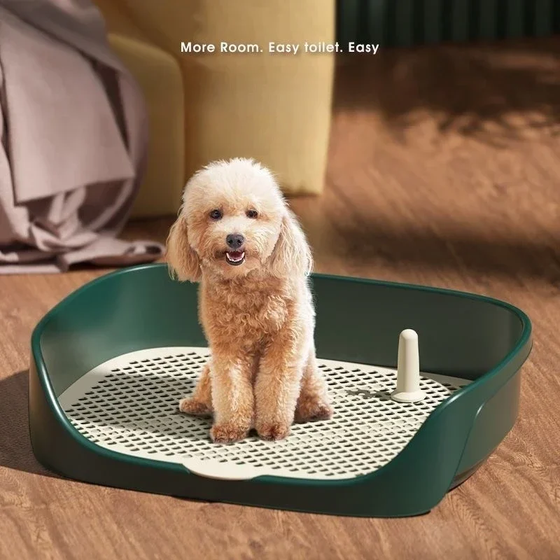 Pet Toilet Training Toilet for Small Dogs Cats Portable Dog Training Toilet Puppy Pad Holder Tray Pet Supplies Indoor Dog Potty view 2