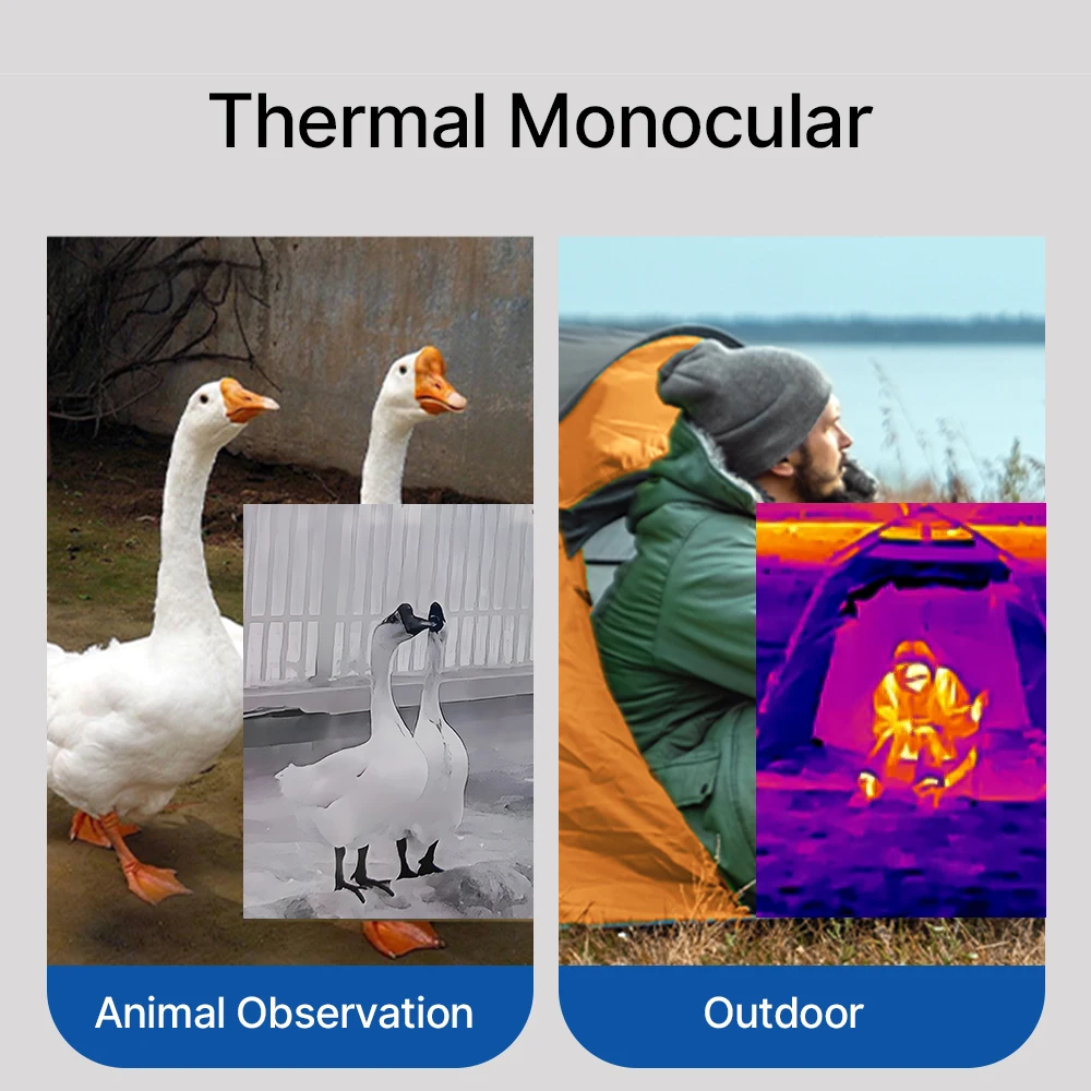 كاميرا حرارية ماستر T2PRO 256*192 للتصوير الحراري كاشف خارجي كاميرا حرارية أحادية العين تعمل بالأشعة تحت الحمراء للهاتف المحمول #5