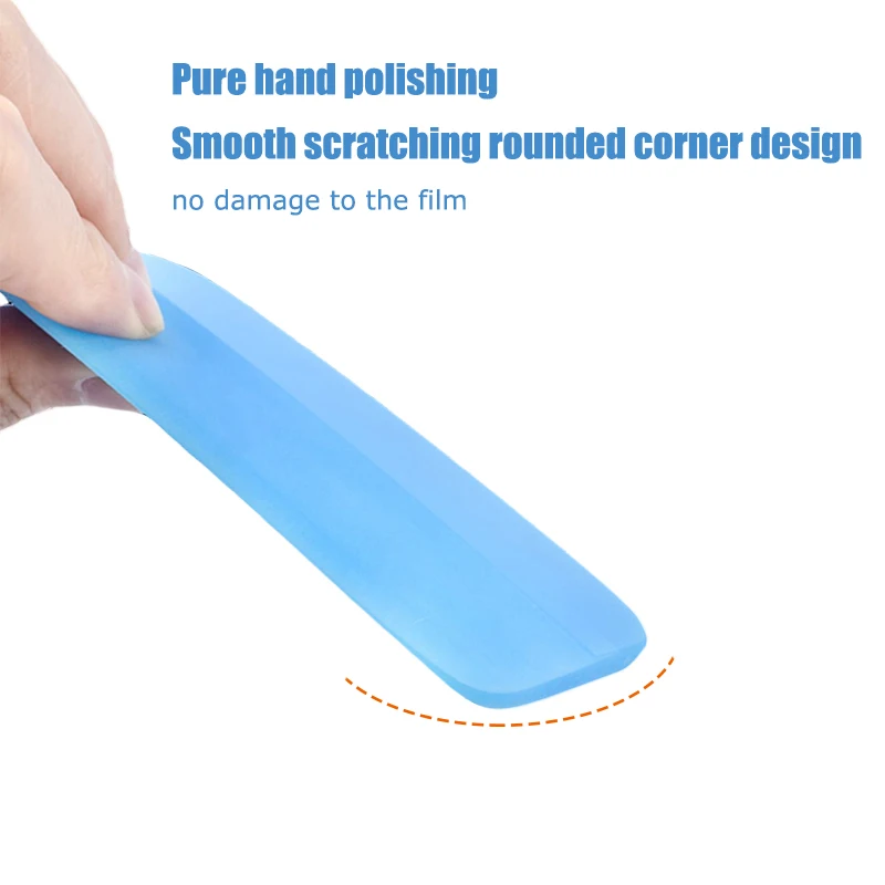 5PCS PPF Squeegee Kit Anti-Scratch TPU Rubber Scraper Window Tinting Tools Car PPF Film Install Vinyl Wrap Water Wiper Cleaning