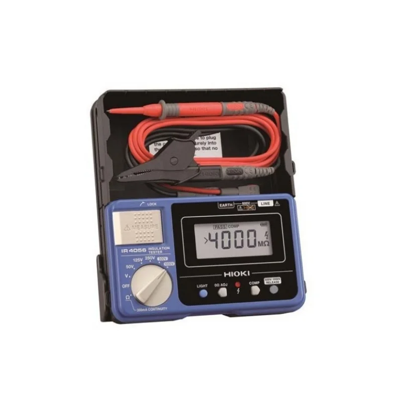 Hioki IR4056 جهاز اختبار عزل المخزون الأصلي فئة المقاومة متر 5 المدى، 50-1000 فولت
