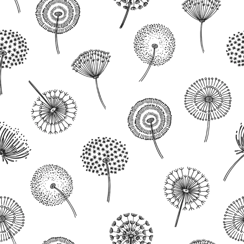 K1MF Silicone Clear Stamp Dandelions Background Transparent Seal DIY Card Making Decor