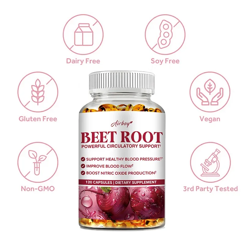 Beet Root - Blood Pressure Health, Antioxidant, Supports Energy Metabolism, Immune and Nervous System Function