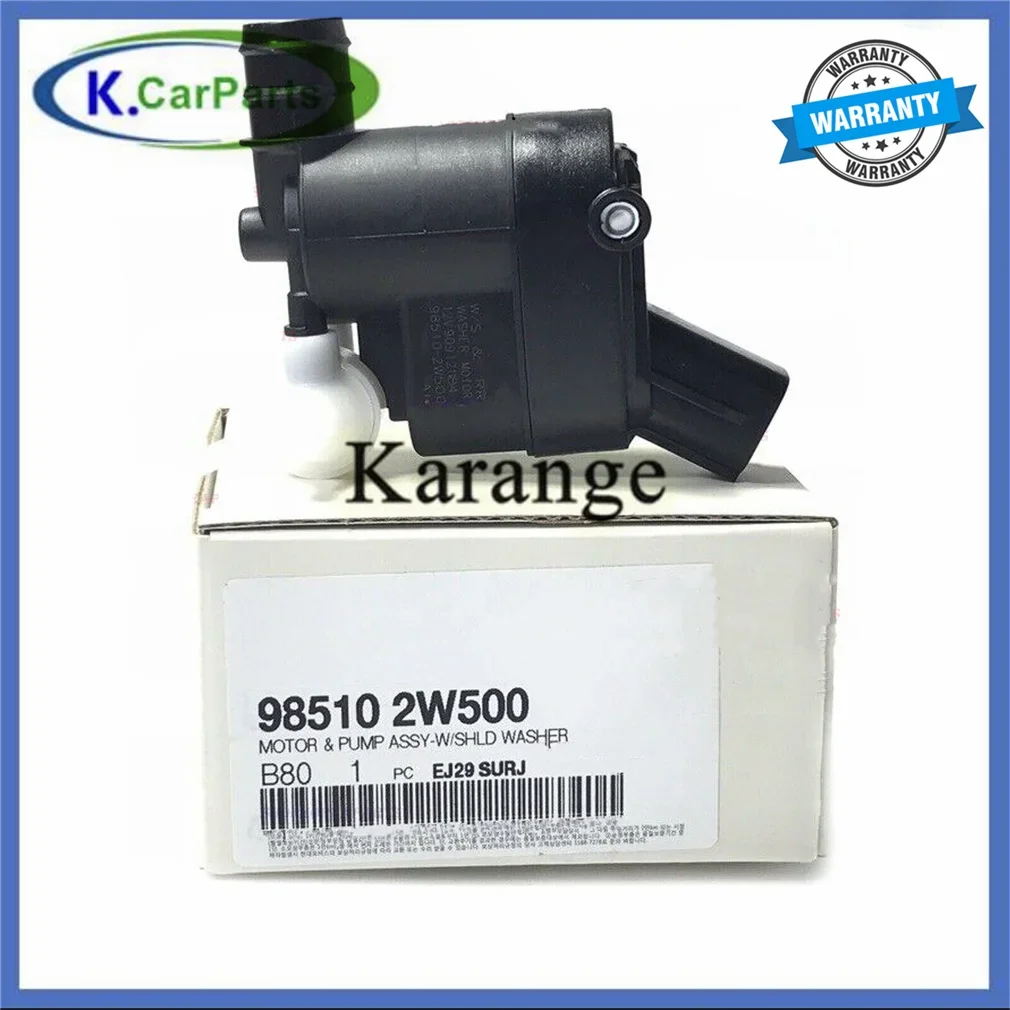 Bomba lavadora de para-brisa 98510-2w500, para hyundai kia sportage 16-18 santa fe, motor de spray de água 98510 2w500, peças automotivas 98510-4z000