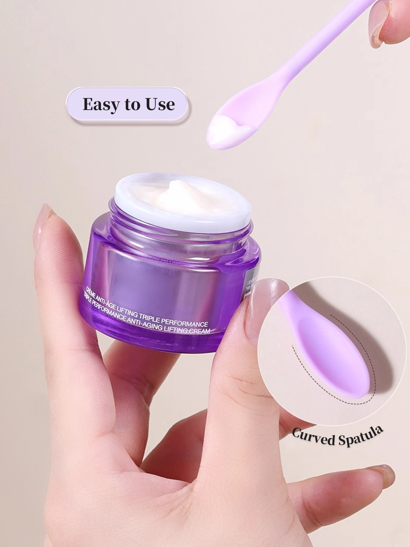 3Pcs Makeup Spatula Set Double - Zero Waste Kit Travel 评论和价格