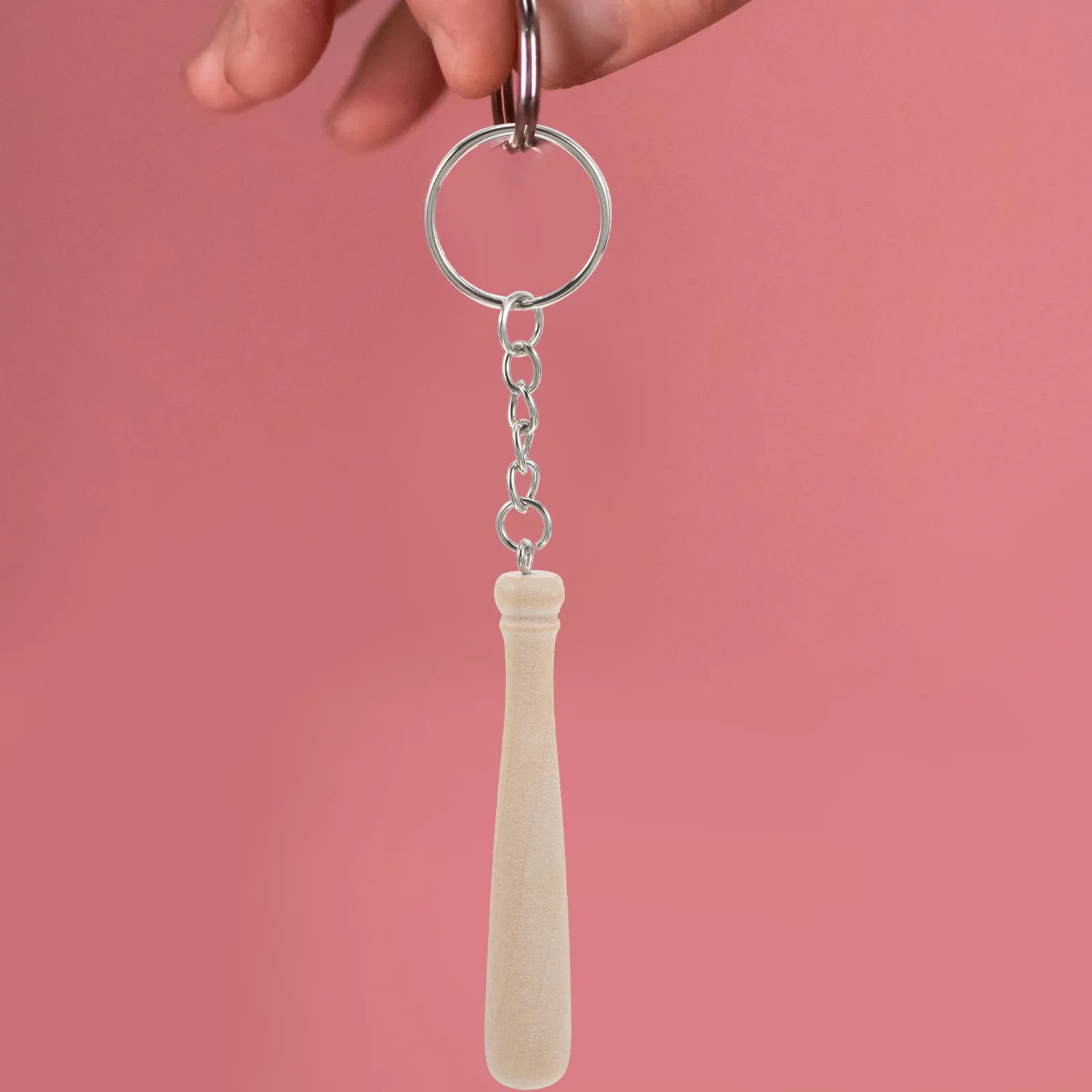 

10 Pcs Baseball Bat Keychain Pendant Diy Keychains for Women Ring Bag Craft Bats