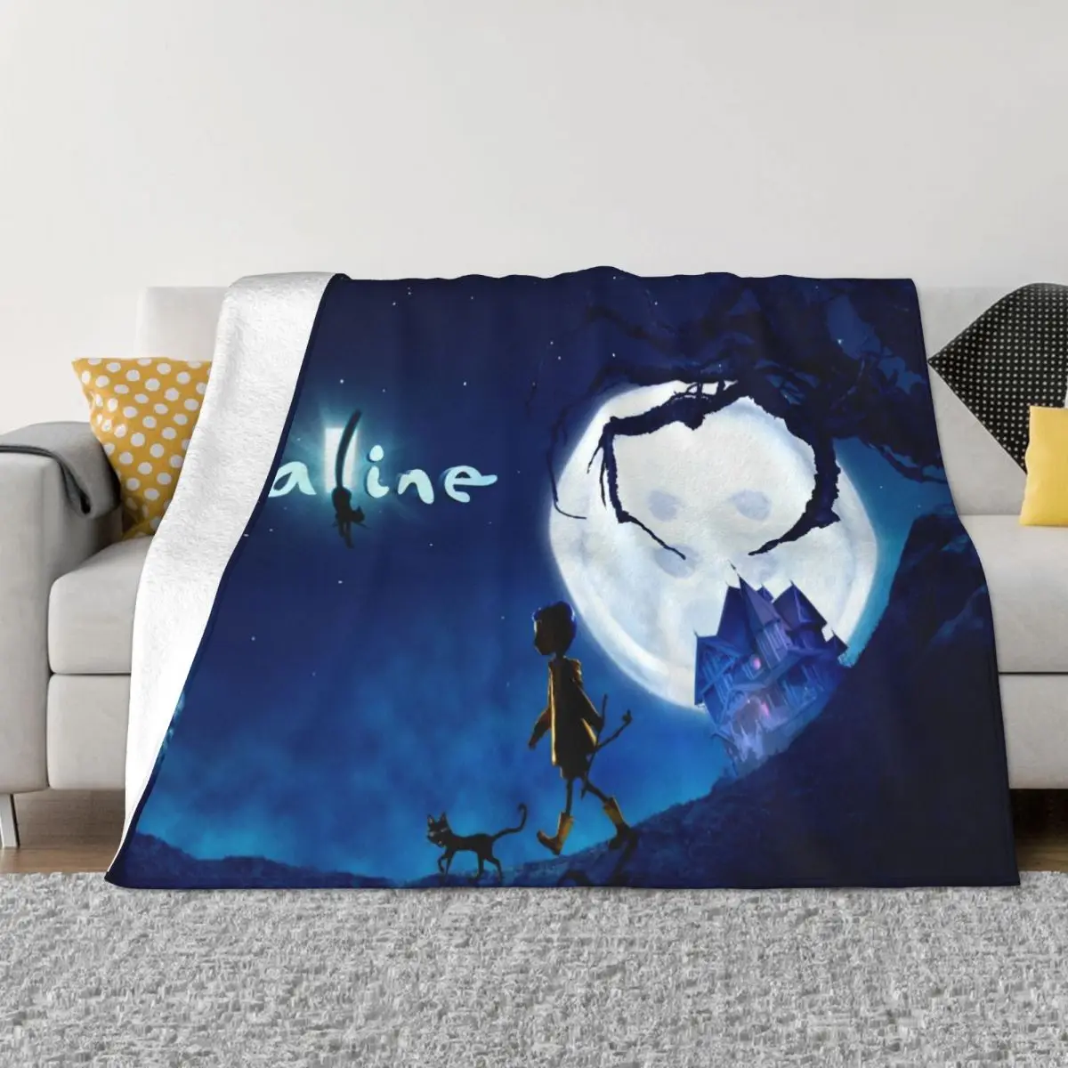 

Coraline 000771 Home Bed Blankets birthday gift Sofa bed blanket Blankets And Blankets Throw Blanket