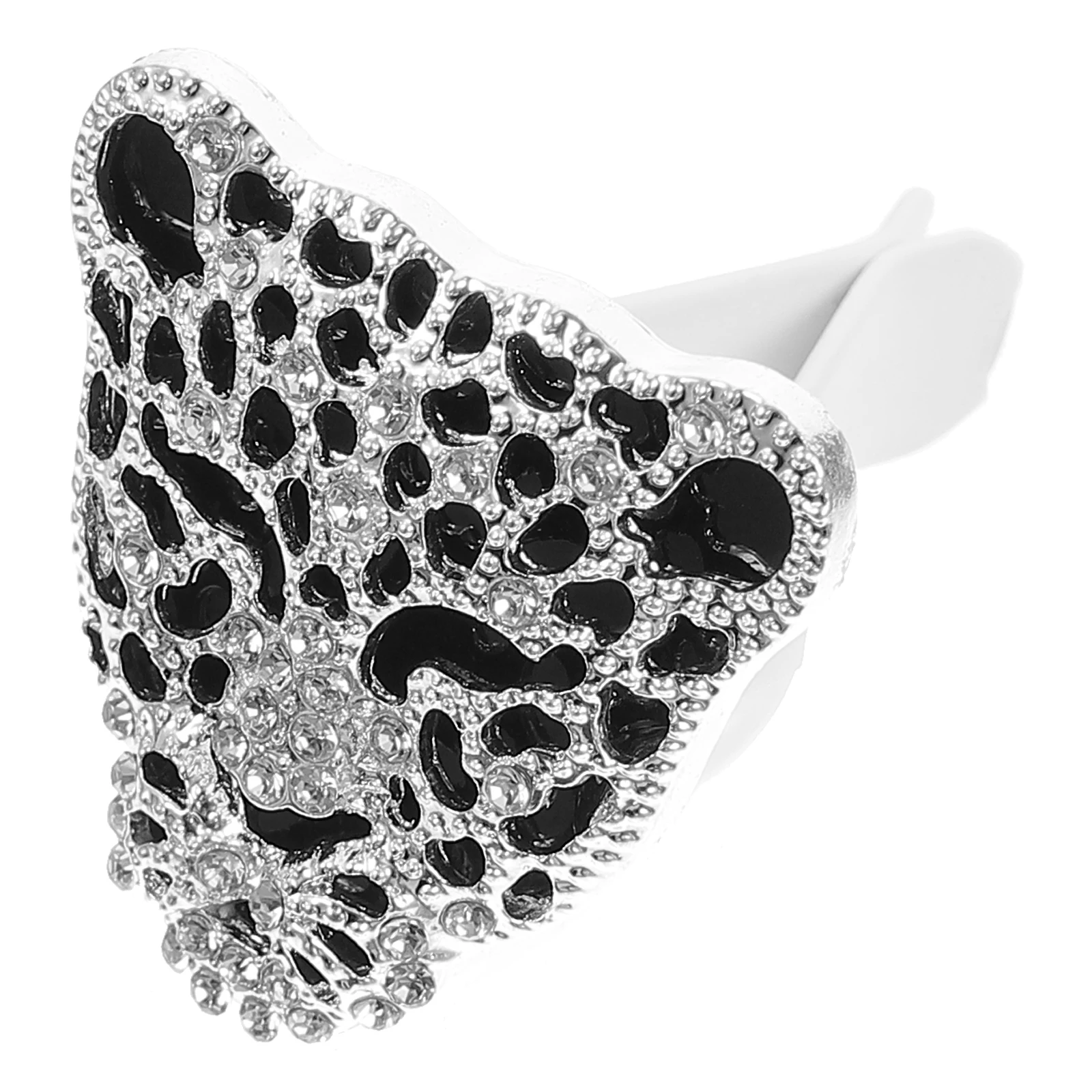 

Diamond encrusted Leopard Head Car Vent Clips Freshener Scent Diffuser Decor Accessories Car Interior