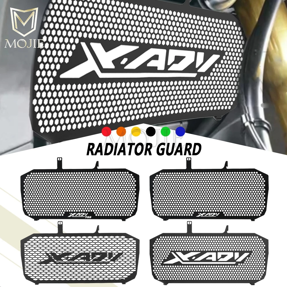 

FOR HONDA X-ADV XADV 750 Xadv750 2021 2022 2023 2024 2025 2026 Motorcycle CNC Aluminum Radiator Grille Guard Cover Protection