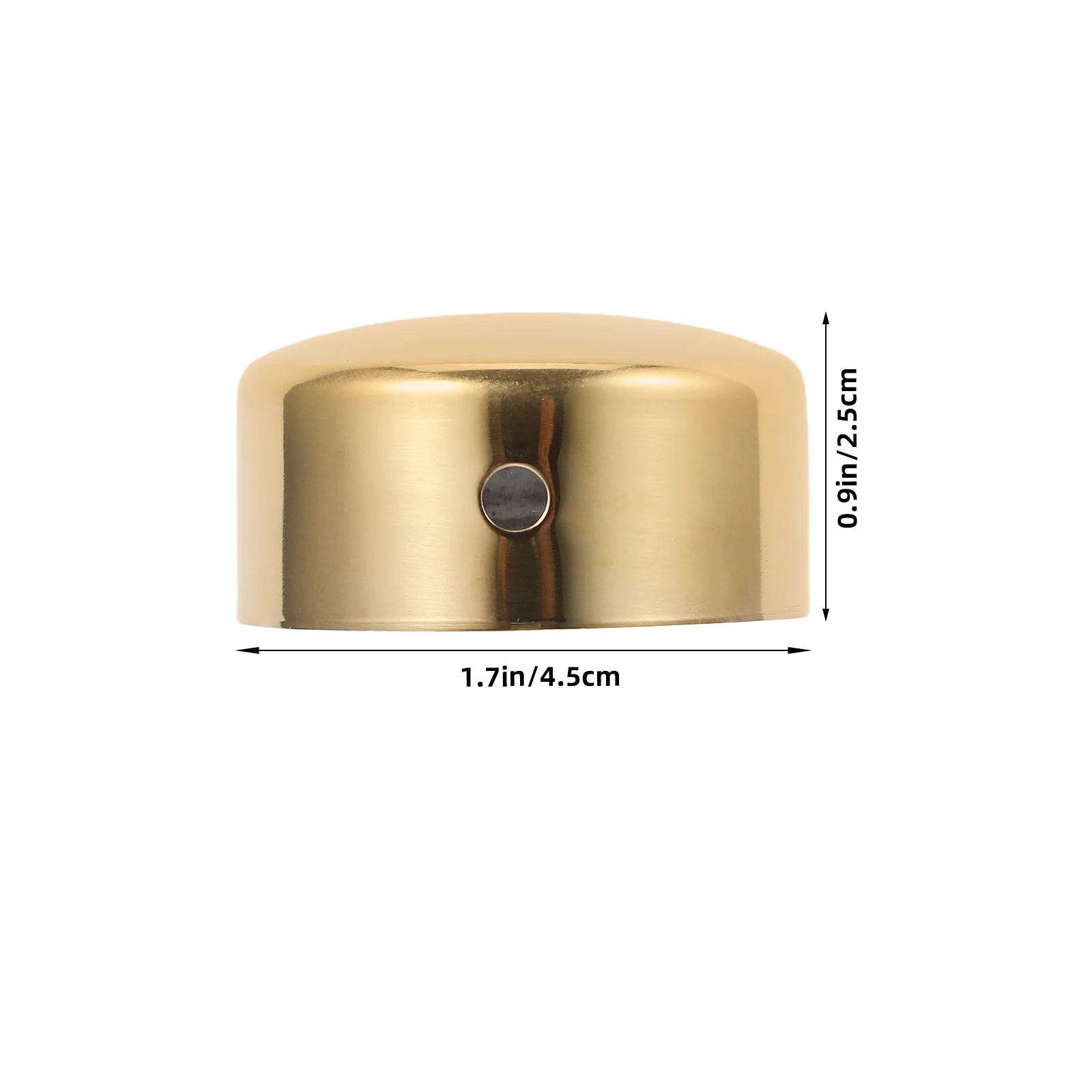 2 Buah Tutup Ujung Pegangan Tangga Baja Tahan Karat, Pas dan Rapi, Hasil Akhir Halus Untuk Penutup Rel Tangga, Tutup Penyegel, Perlengkapan Pegangan Tangga