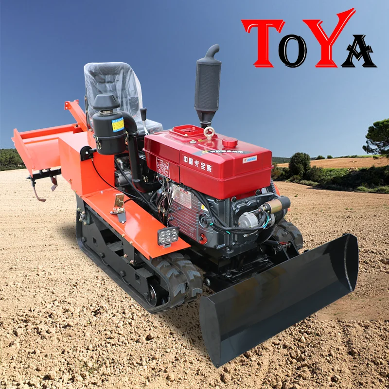 

Agricultural Farm Tractor Tools And Equipment Crawler Rotary Tiller Price With Various Implement. Customised