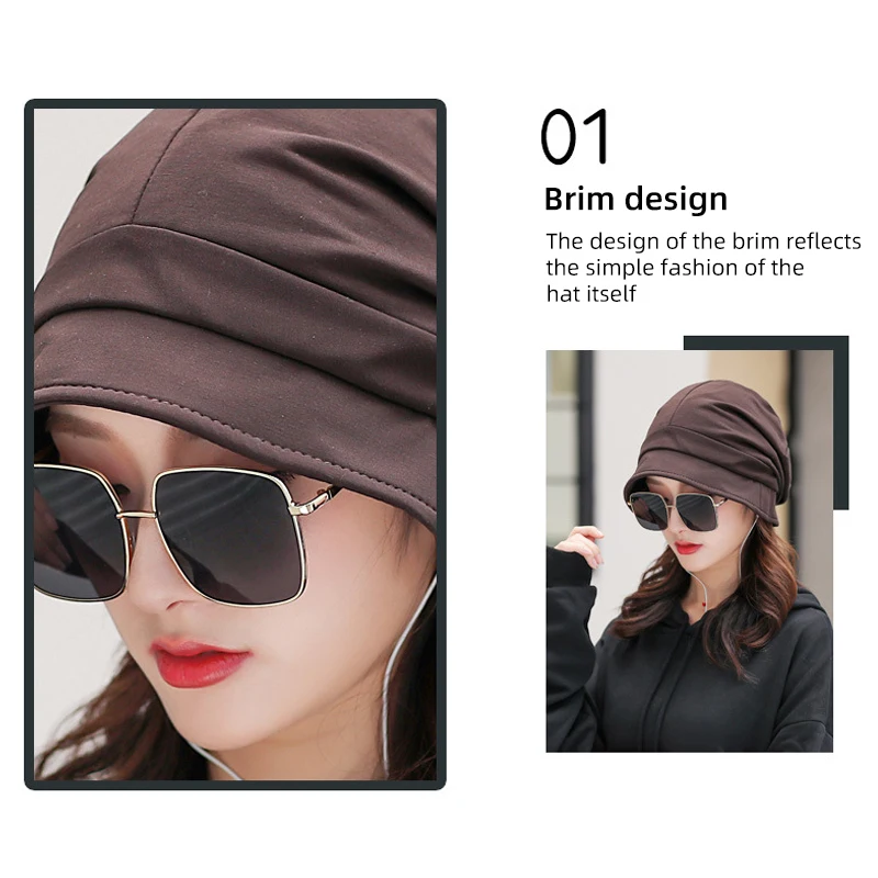 Winter Women Bucket Hat New Spring Warm Octagonal Pile Hat Femme Panama Hats Fashion Painter Fisherman Bald Casual Hat