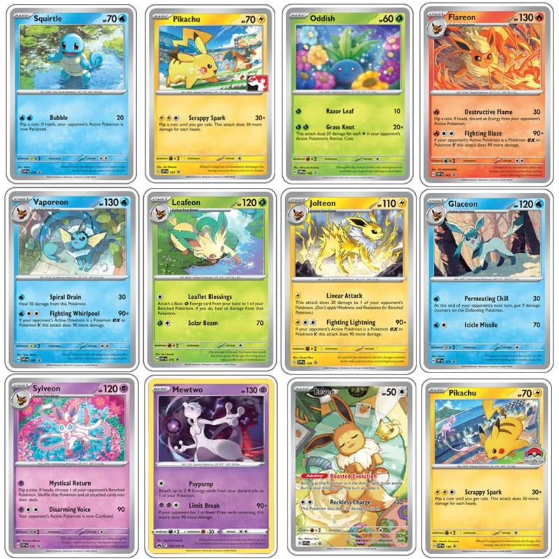 

Покемон домашний акриловый сквиртл Mewtwo Eevee Sylveon Flareon Mimikyu Jolteon мультфильм и аниме товары карты орнамент